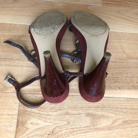 Suede Strapy Heels by Bandelino - Picture 6 of 7